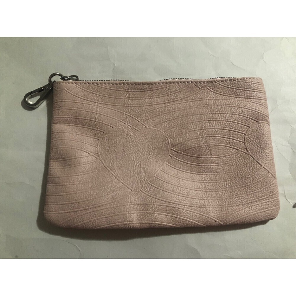Betsey Johnson pink cosmetic bag